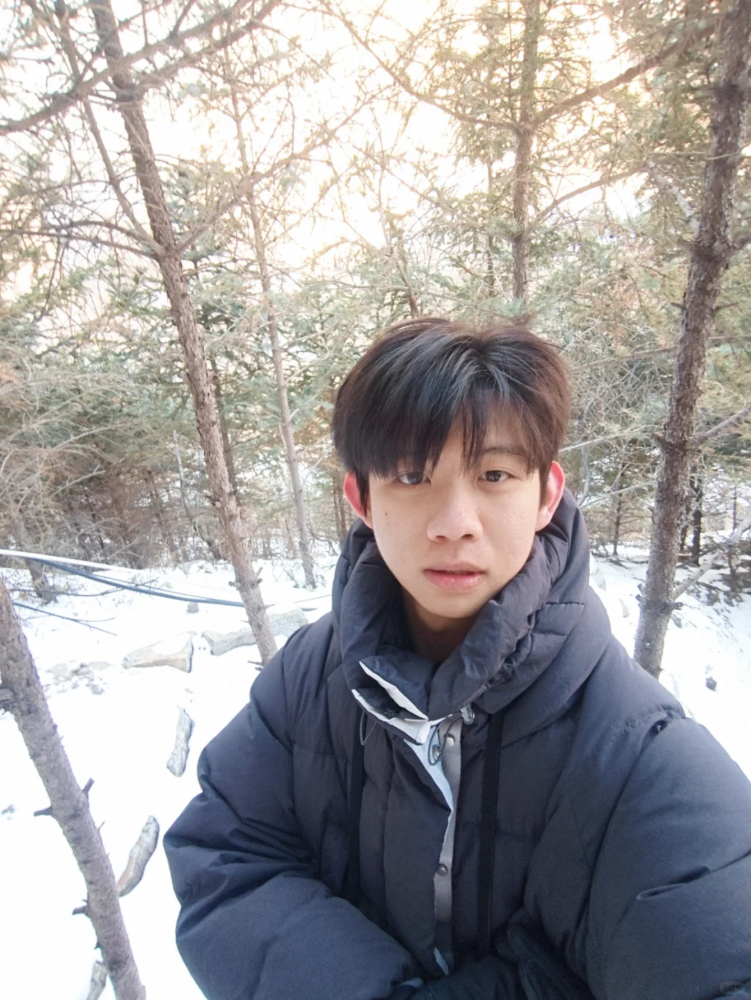 在大同第一次看雪