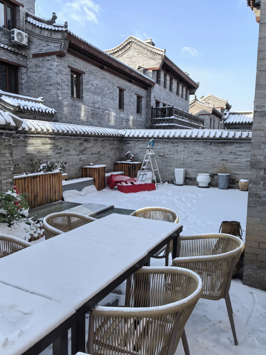 在中国，一定要到大同来看雪