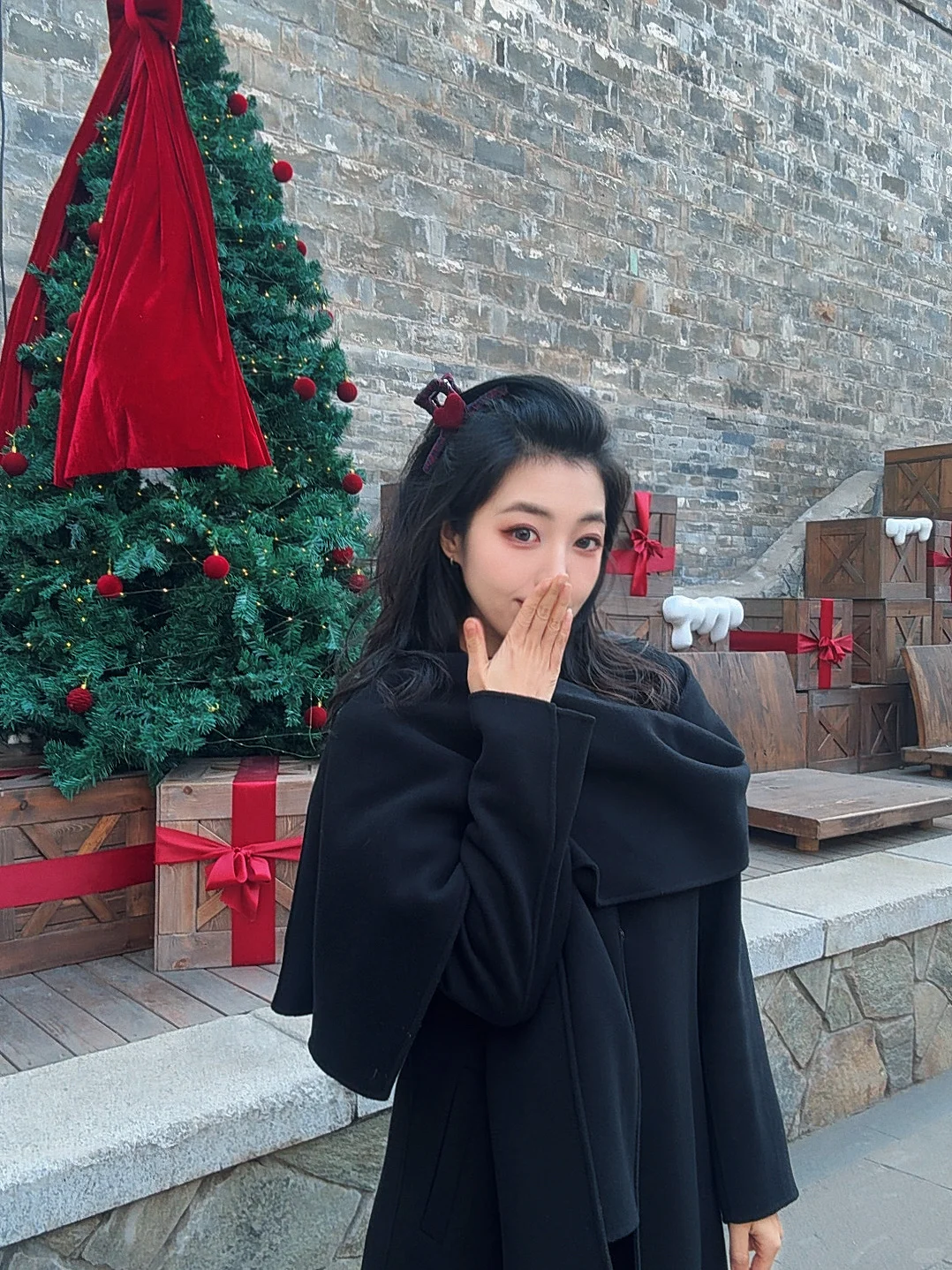 大同东南邑的圣诞树太多了～