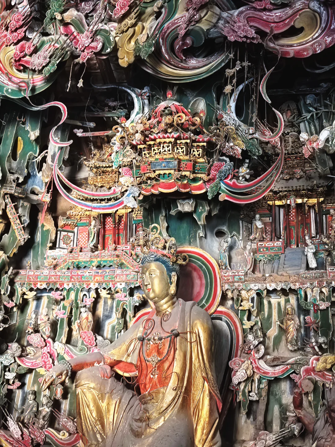 救命❗比小西天更震撼的明代悬塑是什么体验