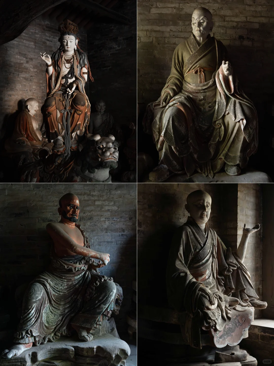 长治这座乡野小寺 藏着宋代彩塑的天花板