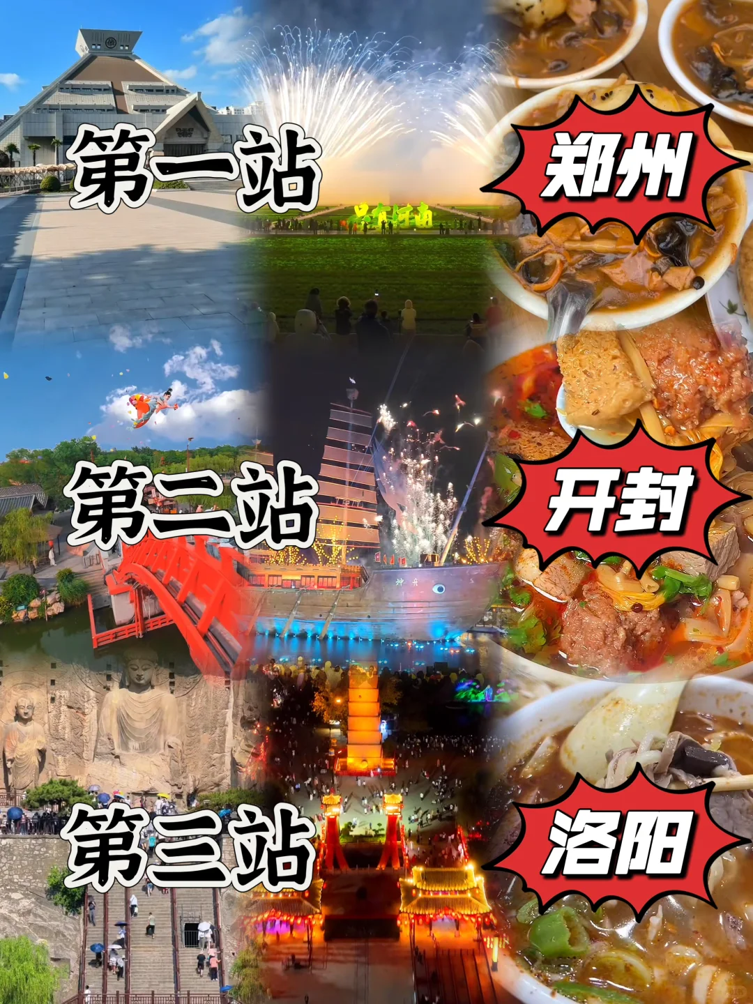 河南3城5天暴走亲测！郑州+洛阳+开封攻略