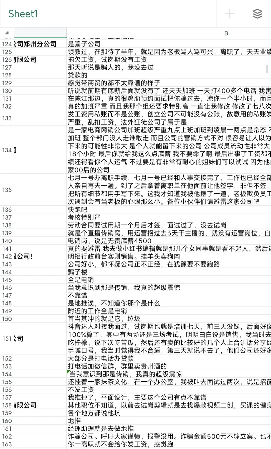 🚸壁雷公司避名单（郑州）