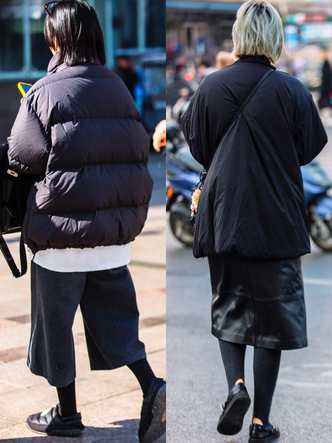 郑州街拍l周一，友友们今天请穿厚一些呐