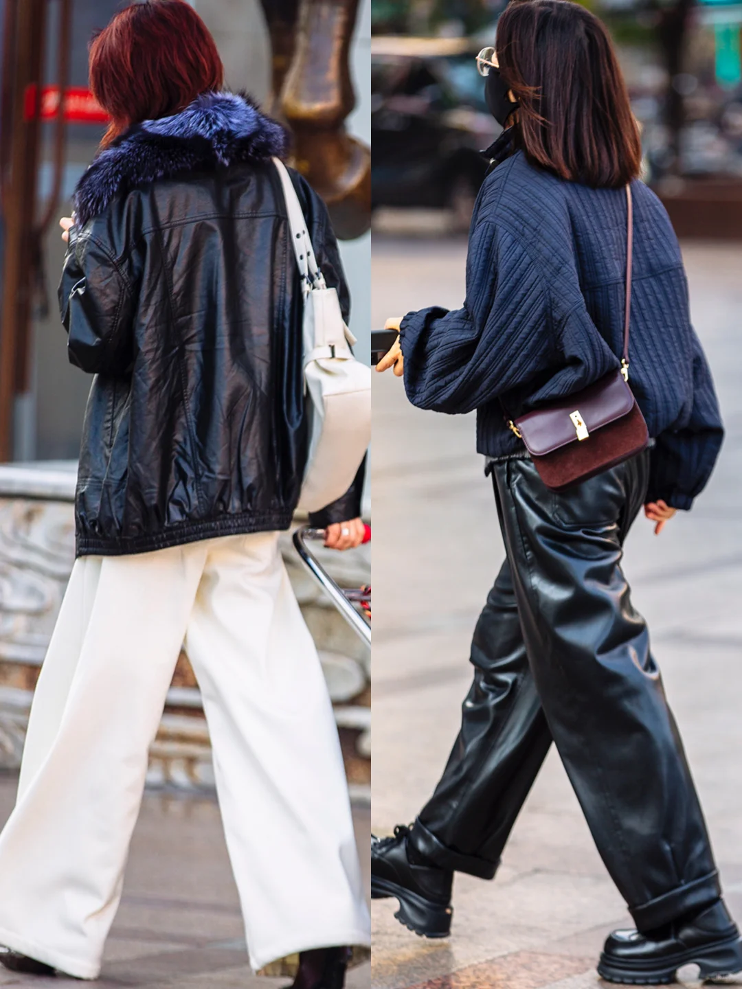 郑州街拍l周一，友友们今天请穿厚一些呐