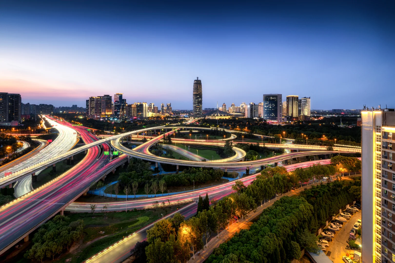 这个角度我看到了郑州的未来