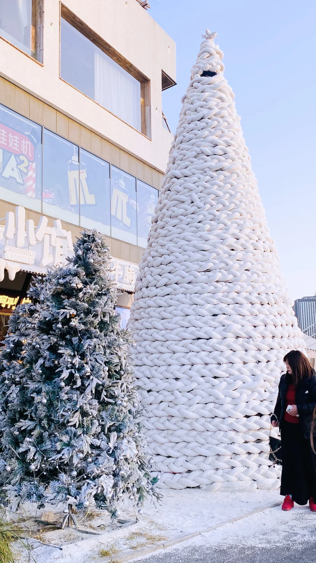 郑州金融岛的圣诞树🎄美得不像话，快来看