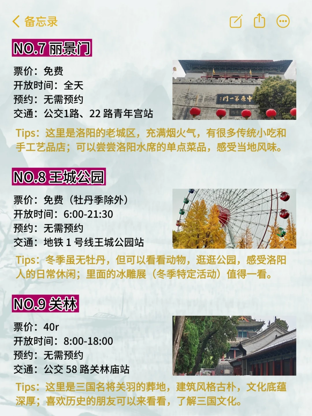 听劝🙏！洛阳真的会拉黑没做攻略的人