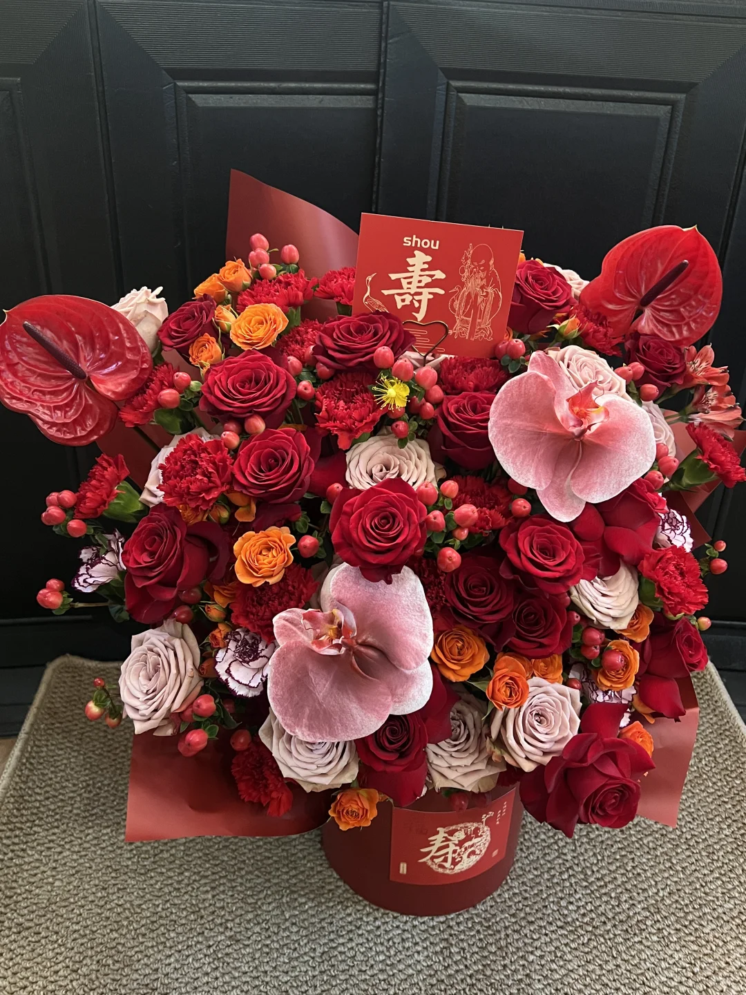 贺寿抱抱桶｜郑州花店