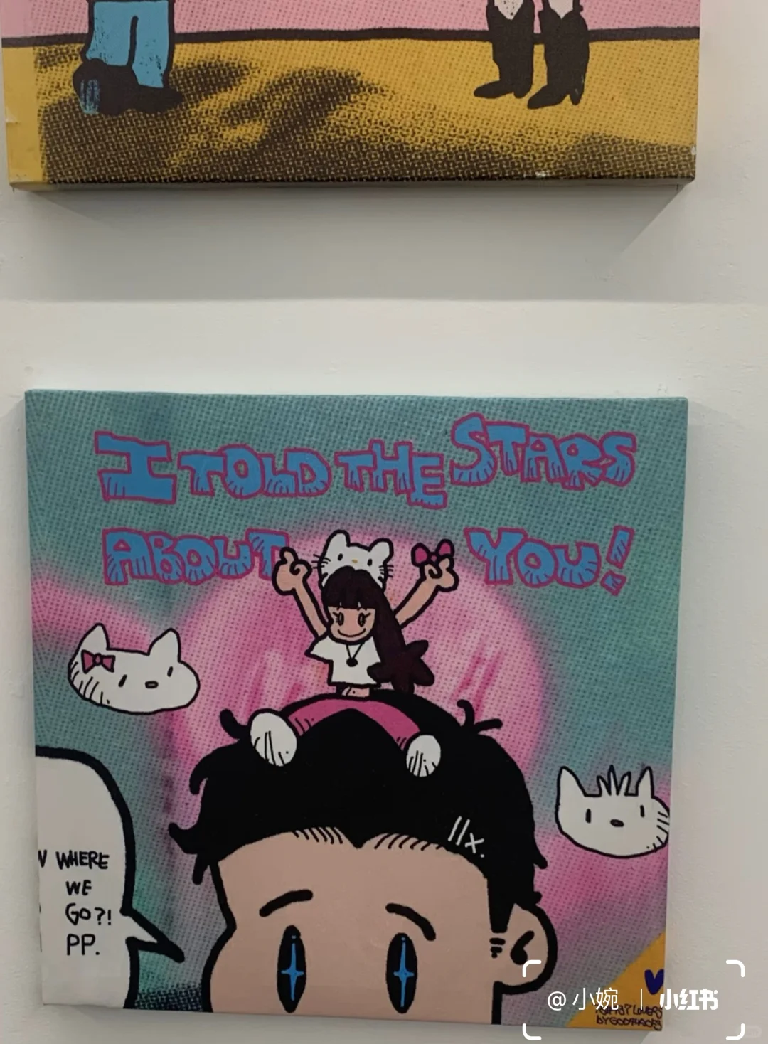 00后女大地陪日记🌈和🎨老板逛美术馆～