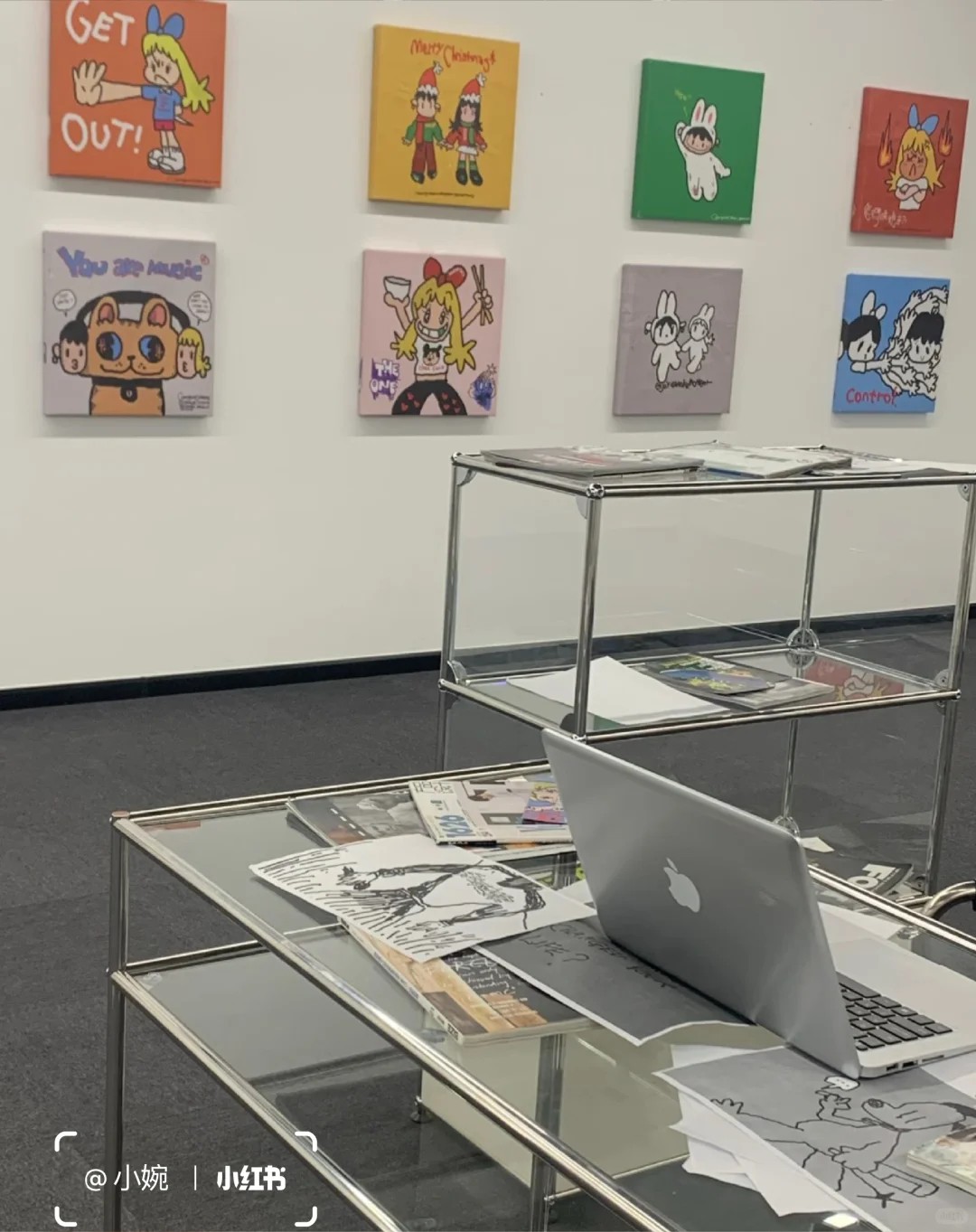 00后女大地陪日记🌈和🎨老板逛美术馆～