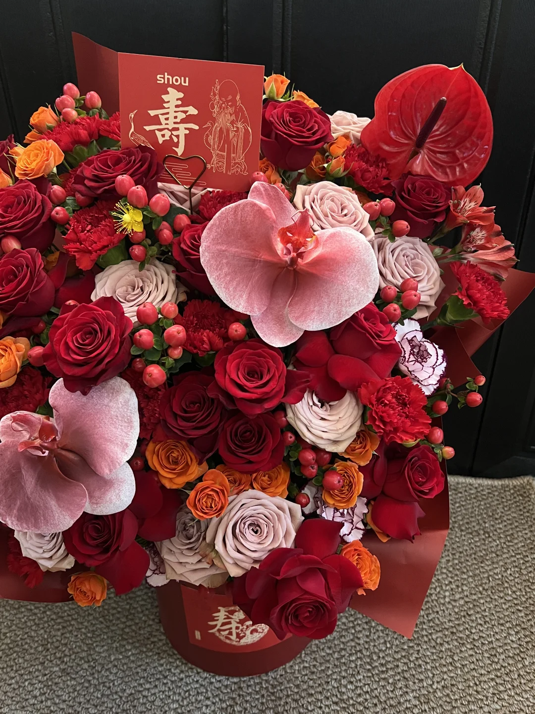 贺寿抱抱桶｜郑州花店