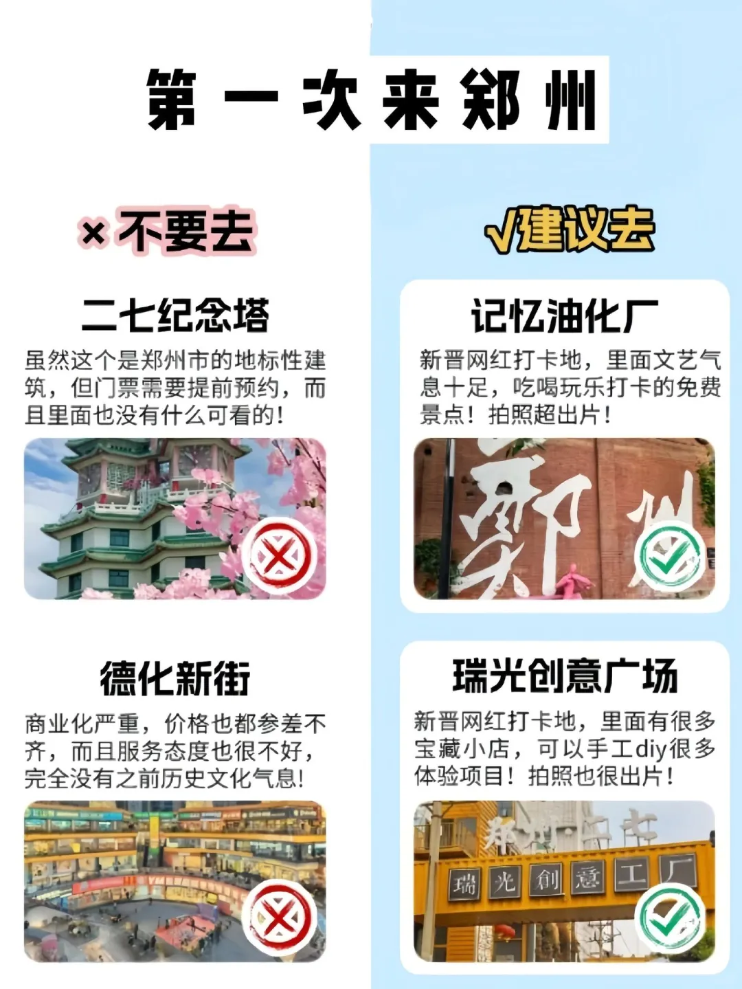 郑州旅游攻略｜第一次来郑州不踩雷指南💯