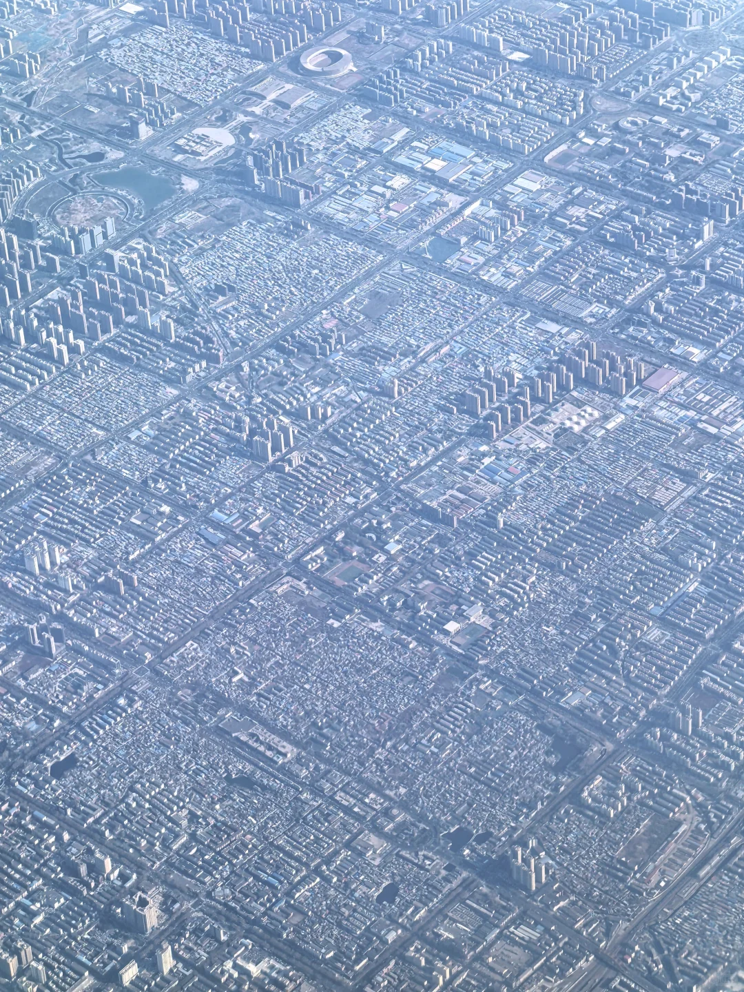 飞机上看河南安阳