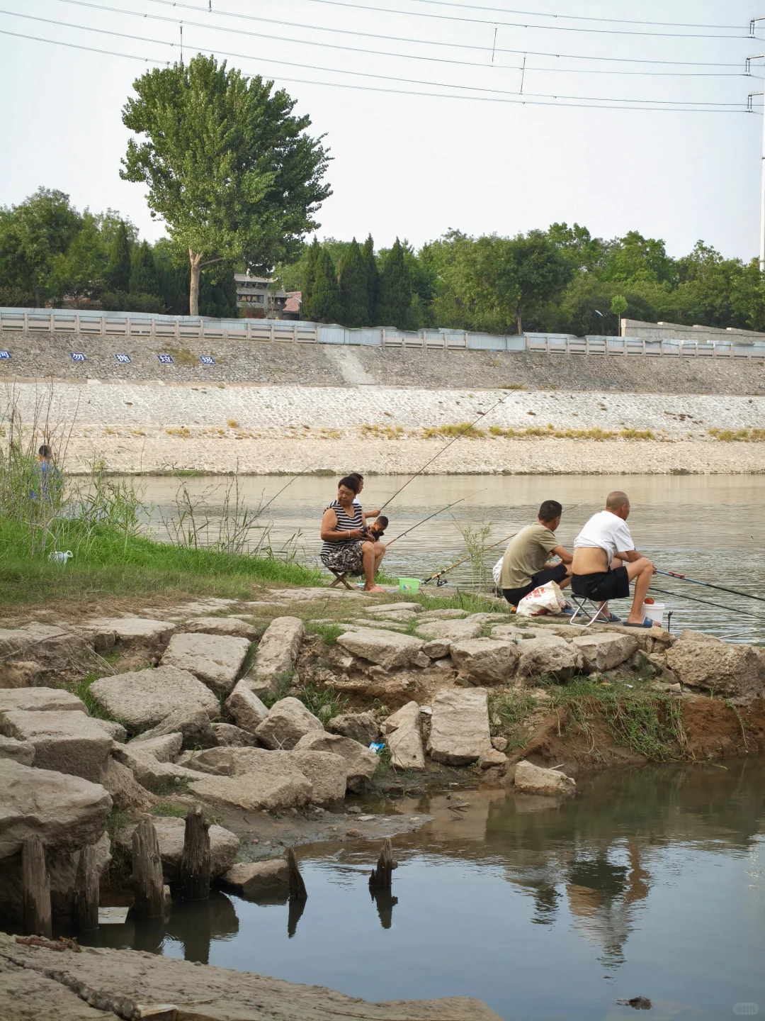 垂钓安阳桥下