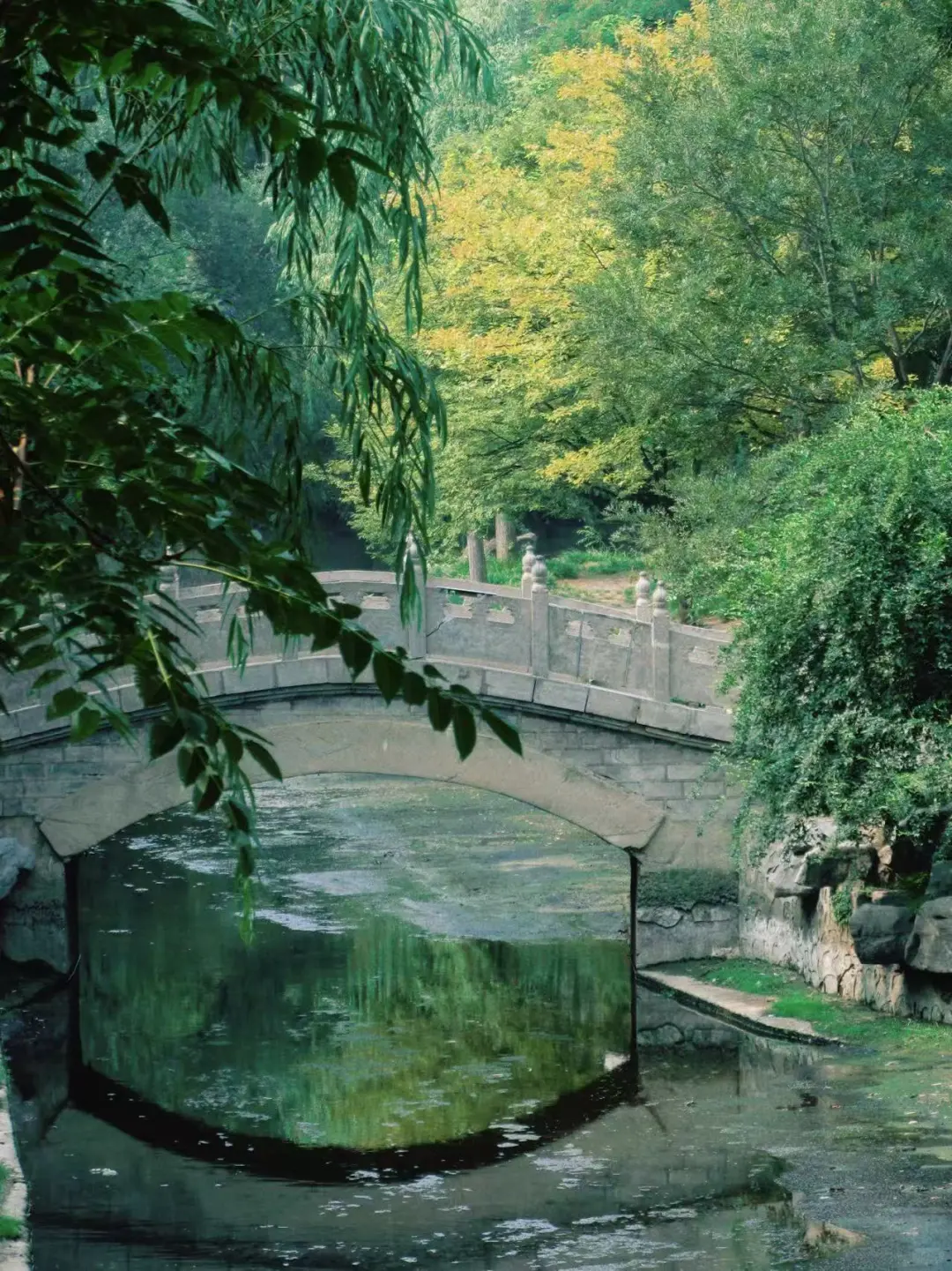 所谓七朝古都，大概就是连公园都有历史。|