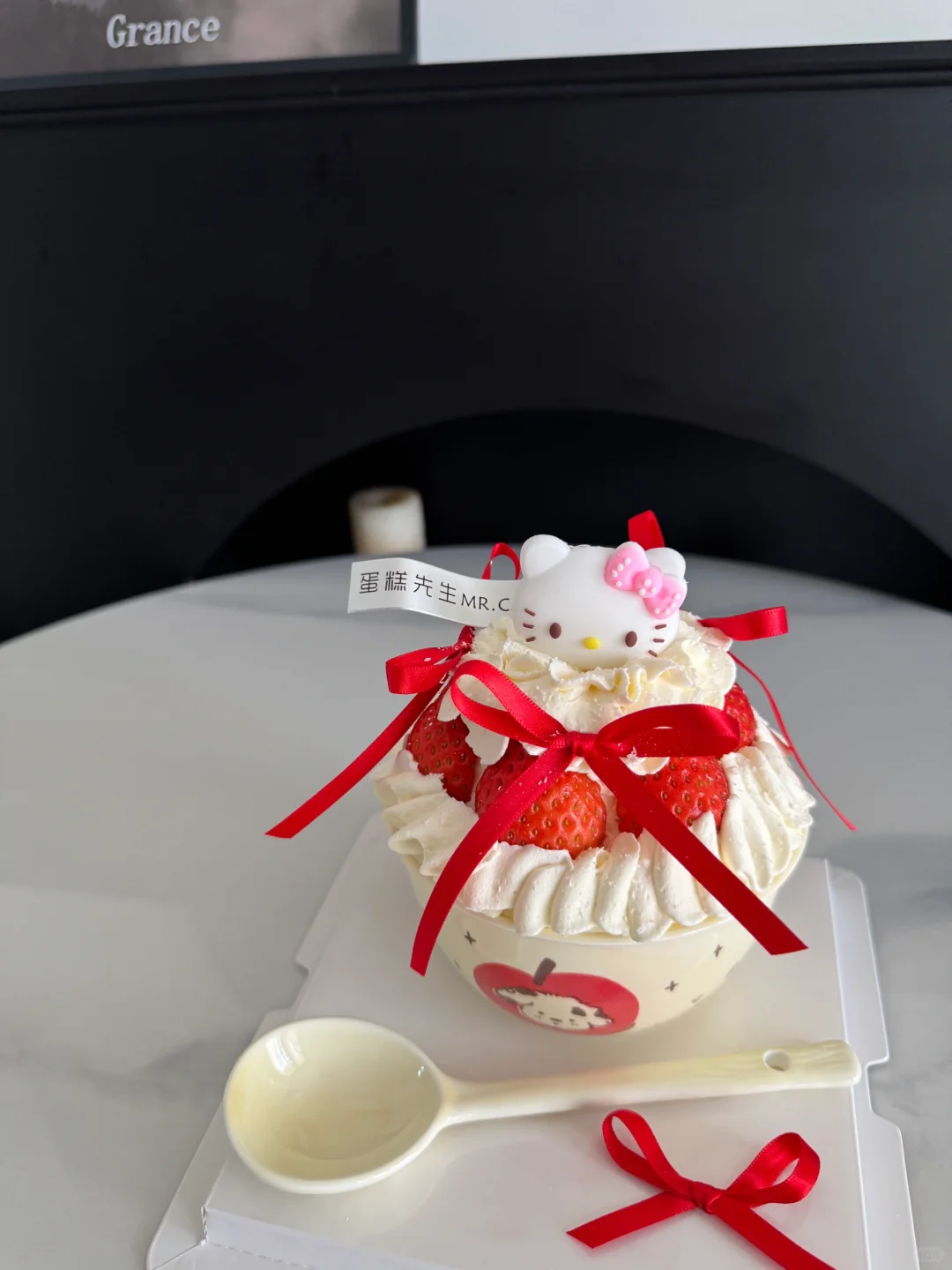 安阳蛋糕|kitty猫草莓饱饱碗