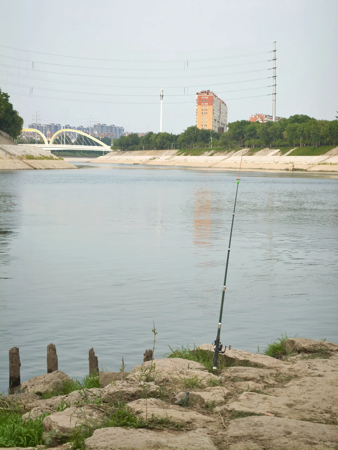 垂钓安阳桥下