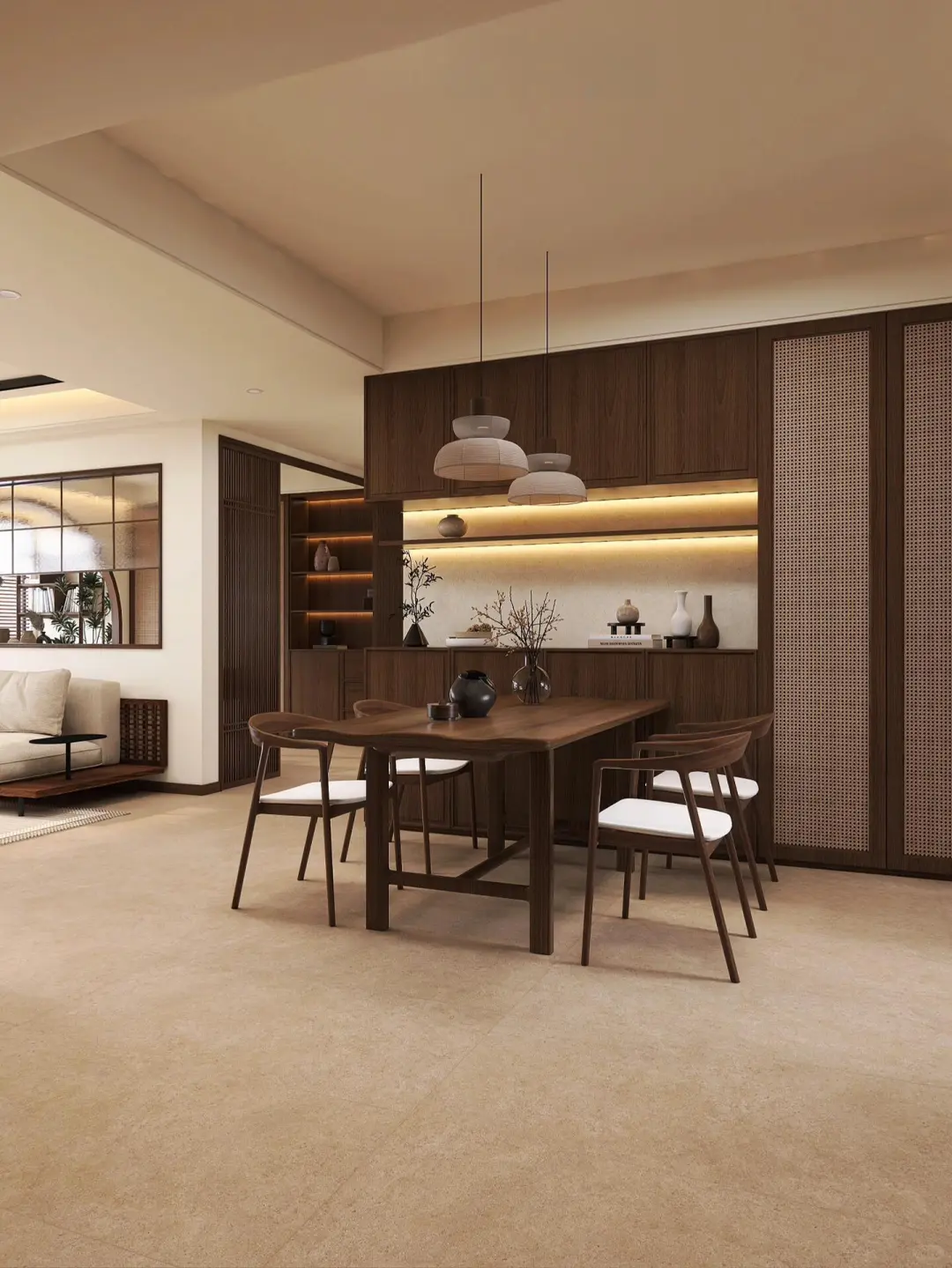 早知新中式落地这么高级！还跟爸妈犟啥嘴啊