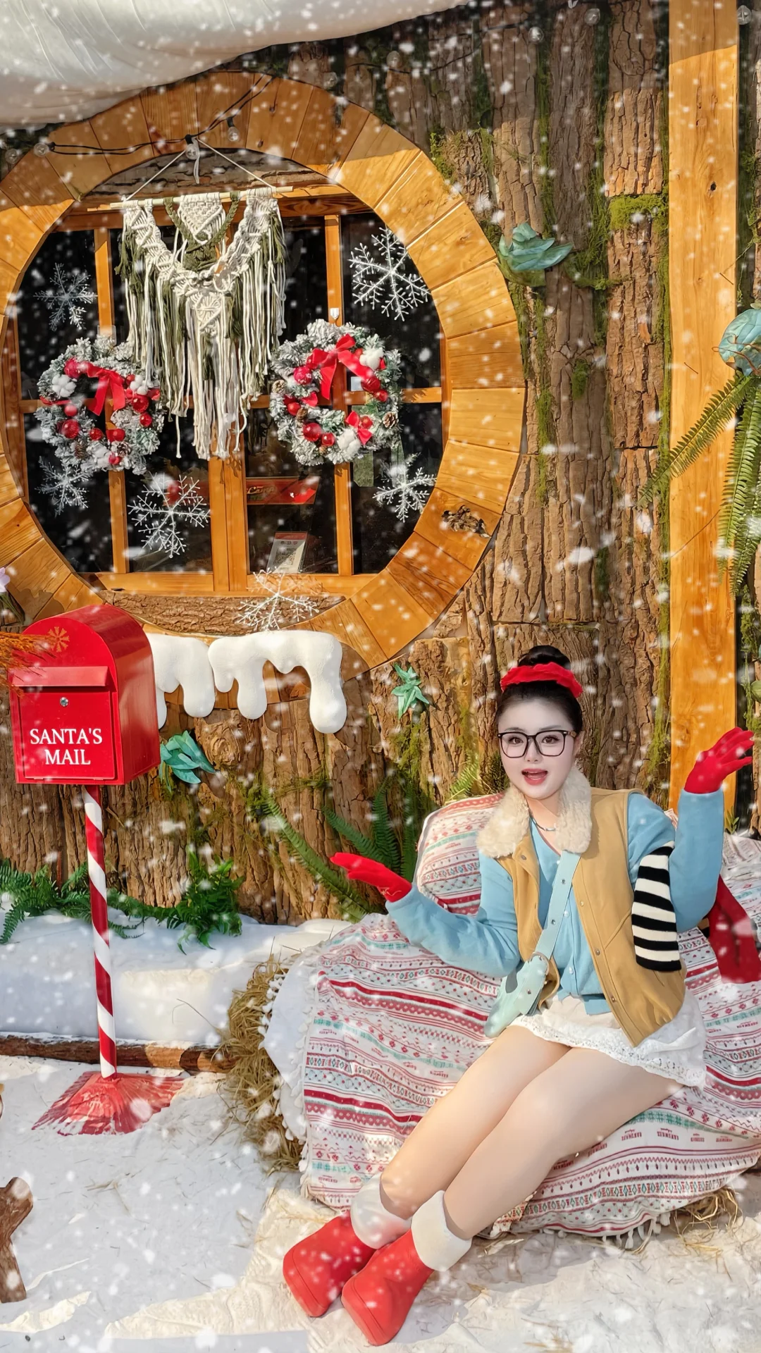 没去阿勒泰！！我在洛阳找到了童话般的雪屋❄️