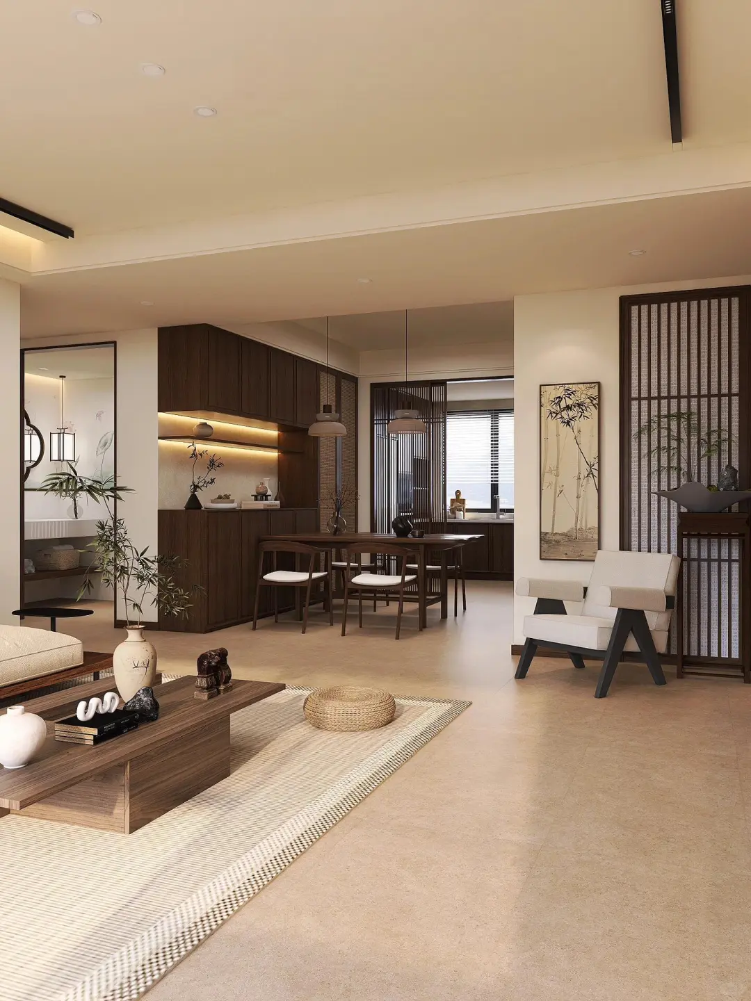 早知新中式落地这么高级！还跟爸妈犟啥嘴啊