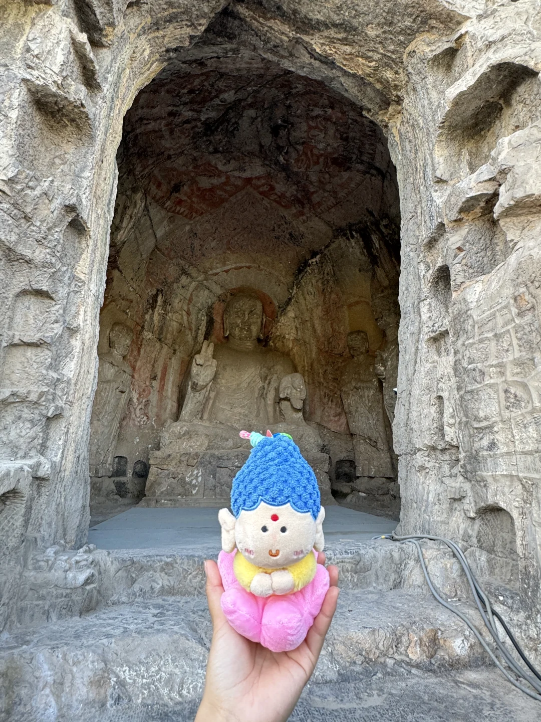 在洛阳龙门石窟拍到了人生照片🤳被震撼到了