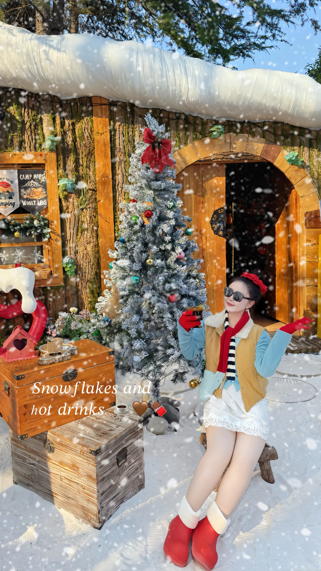 没去阿勒泰！！我在洛阳找到了童话般的雪屋❄️