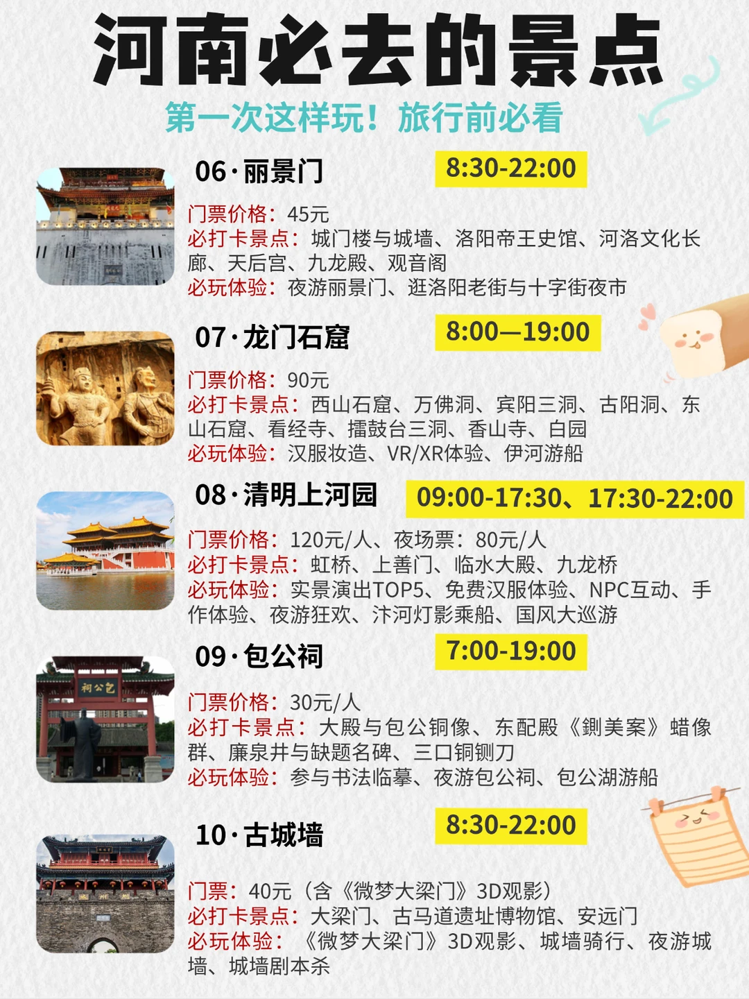 河南旅游|郑州+洛阳+开封4天3晚路线