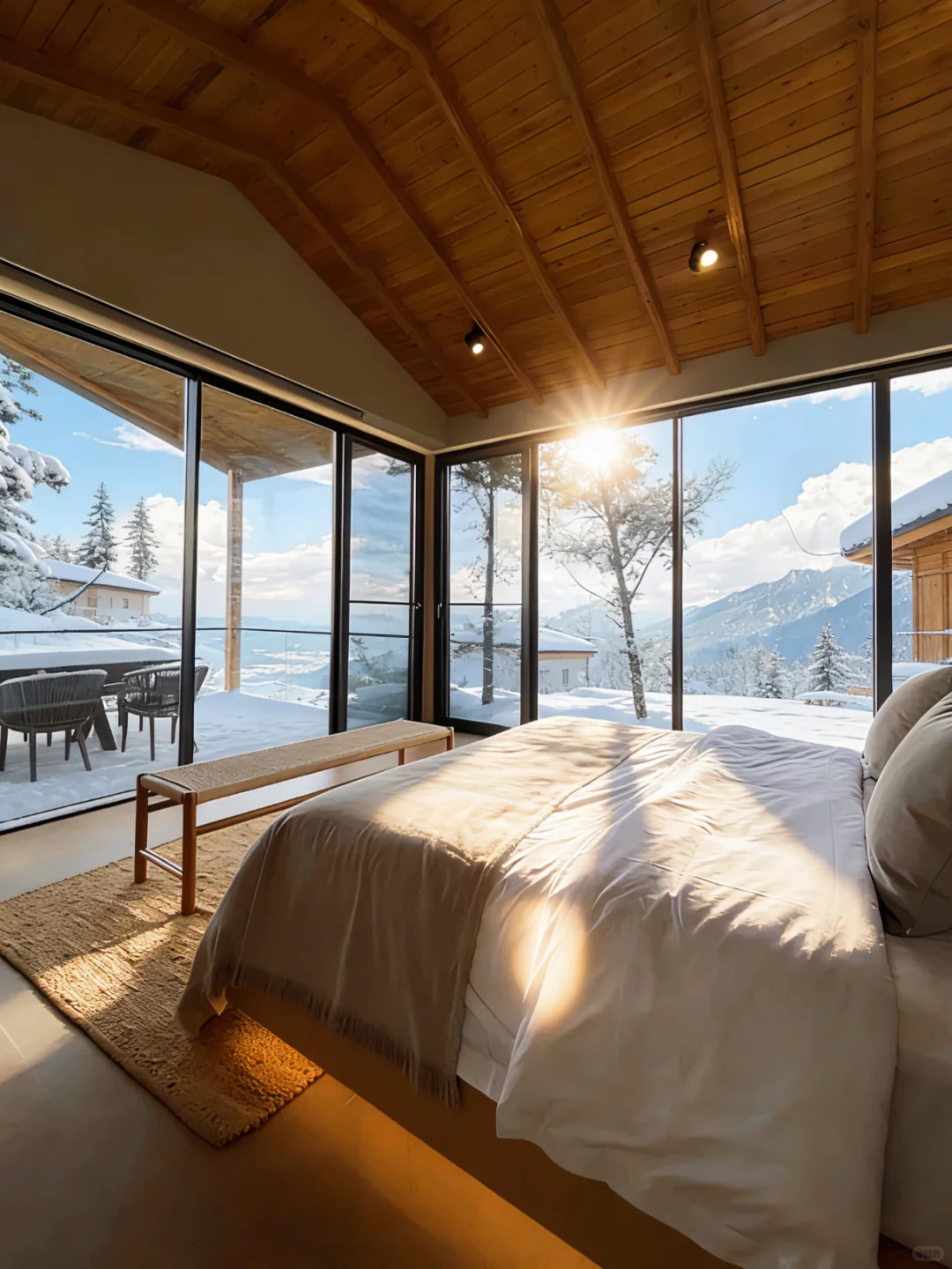 洛阳老君山！No.1的云端雪景酒店！躺看雾凇！