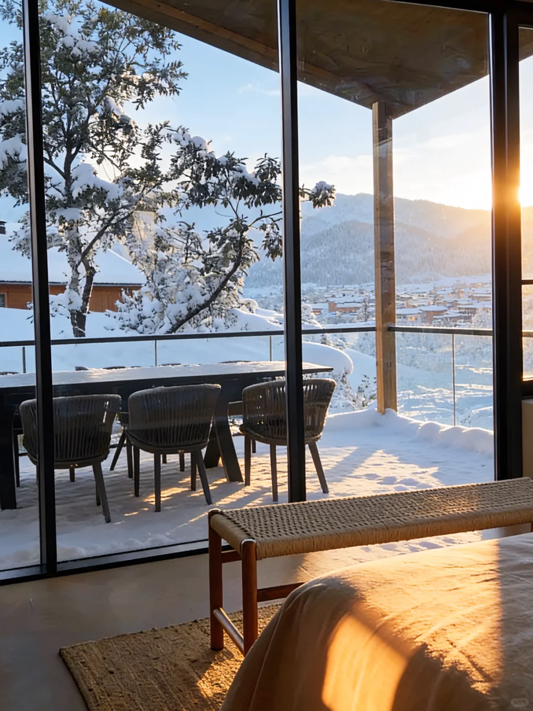 洛阳老君山！No.1的云端雪景酒店！躺看雾凇！