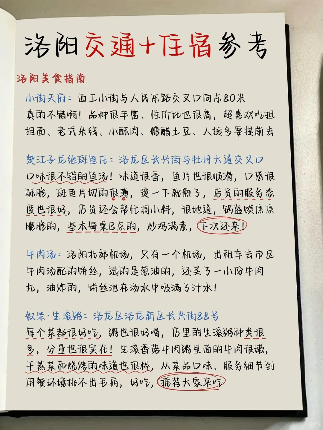 《洛阳不绕路》本地娃整理的懒人版旅游攻略