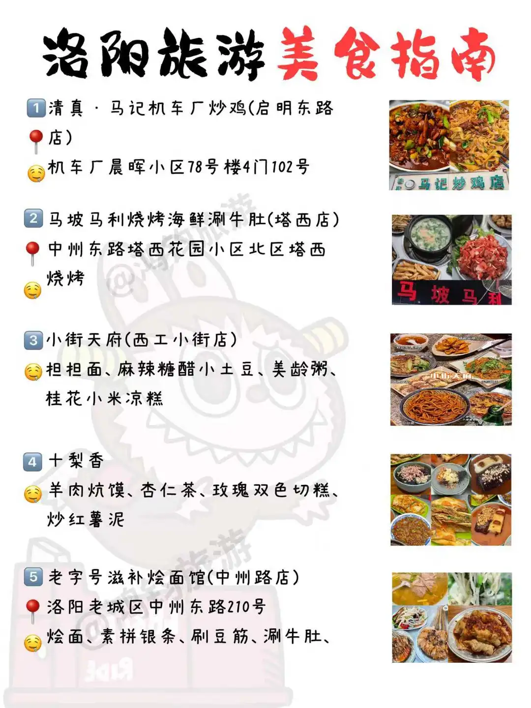 洛阳旅游地图攻略，一张图带你玩转洛阳！