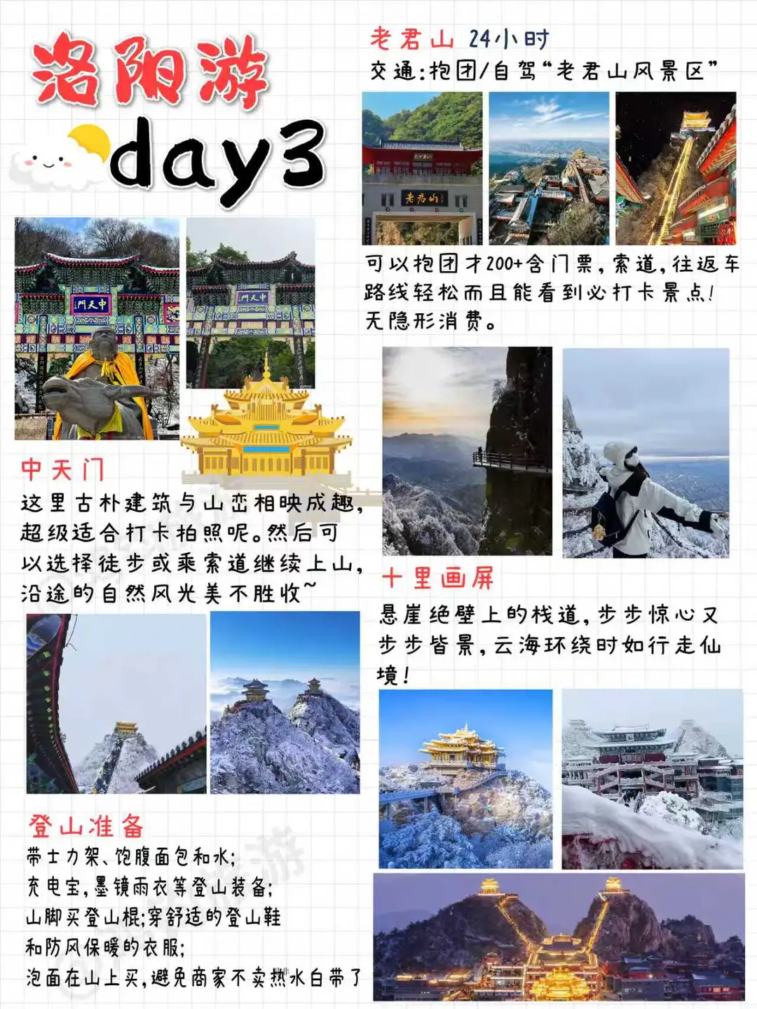 洛阳旅游地图攻略，一张图带你玩转洛阳！