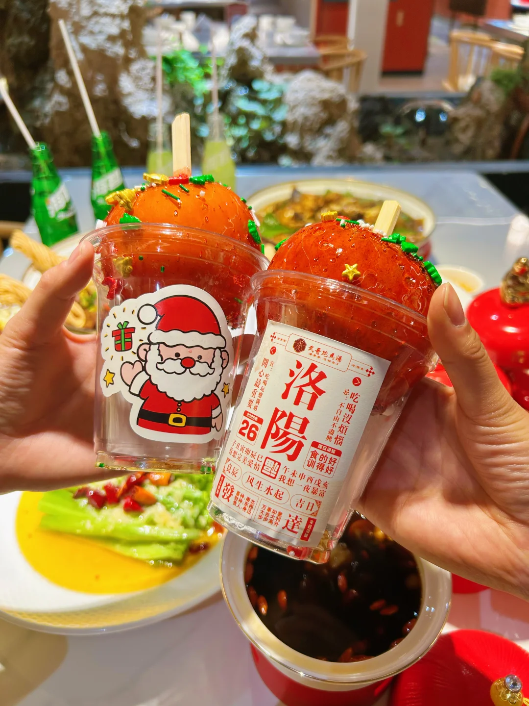 洛阳！！终于有了！！圣诞糖苹果很好吃～