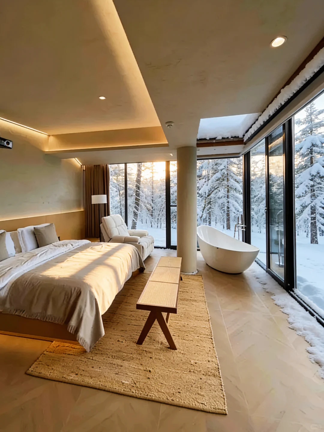 洛阳老君山！No.1的云端雪景酒店！躺看雾凇！