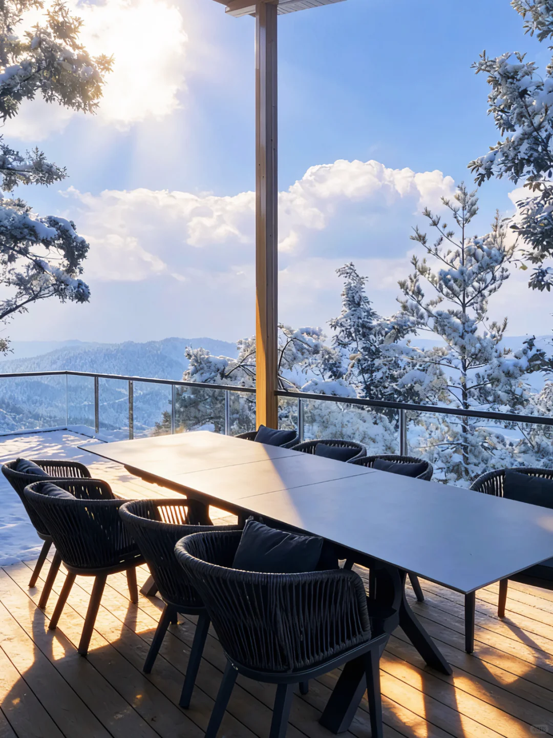 洛阳老君山！No.1的云端雪景酒店！躺看雾凇！