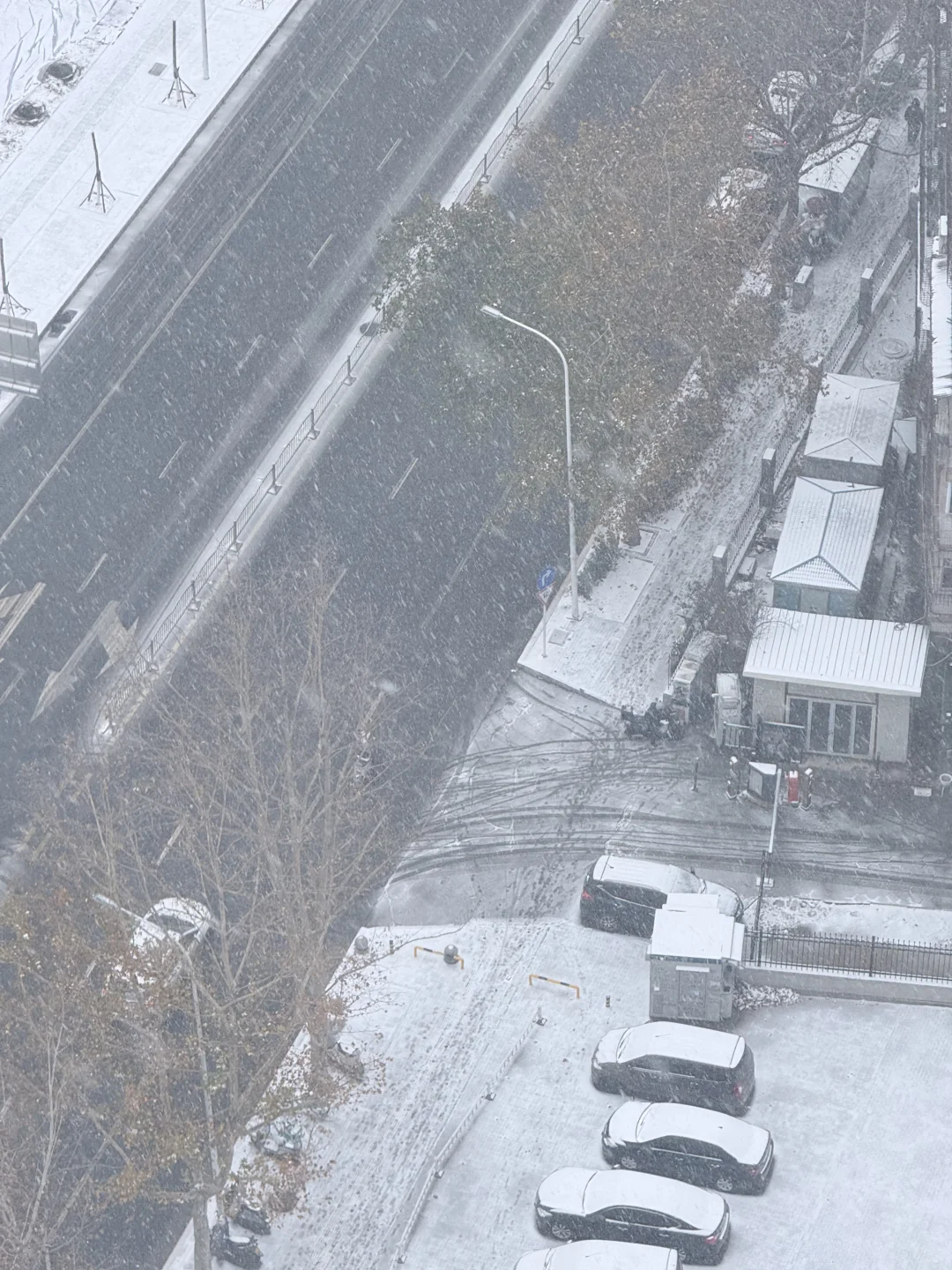 下大雪了 谁敢信这是郑州