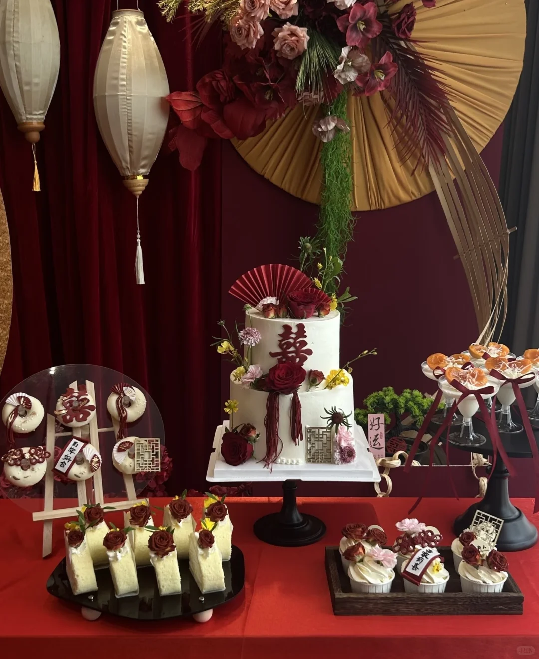 郑州蛋糕定制、婚礼甜品台、订婚甜品台