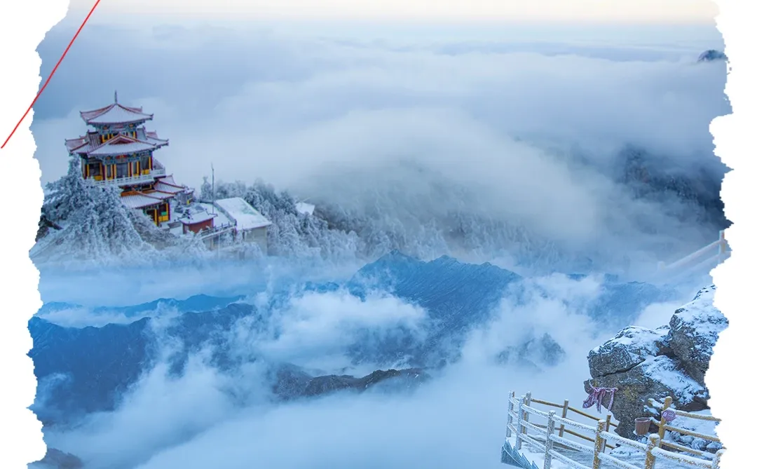 洛阳白云山大雪预警❗️中原雪乡来啦！