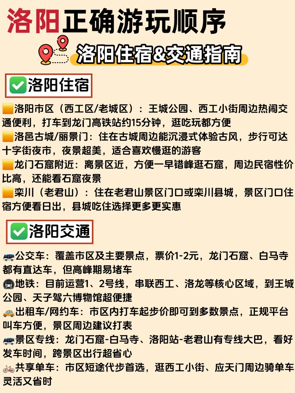 洛阳三天两夜保姆级攻略 春节私藏不踩雷