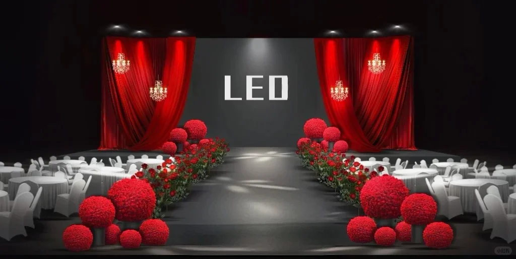 在郑州预算5000带迎宾区的答谢宴能做成这样