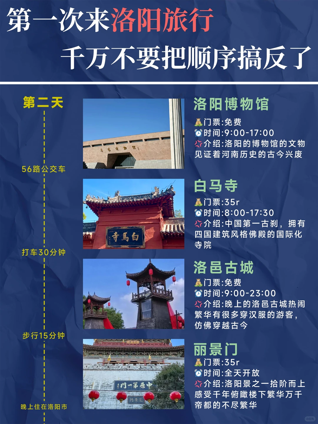 J人熬夜整理洛阳避雷攻略…不看9月千万别来