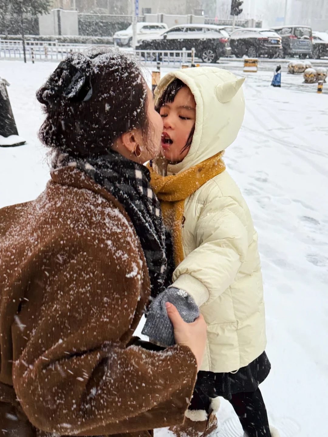 郑州今年的初雪来的太美了