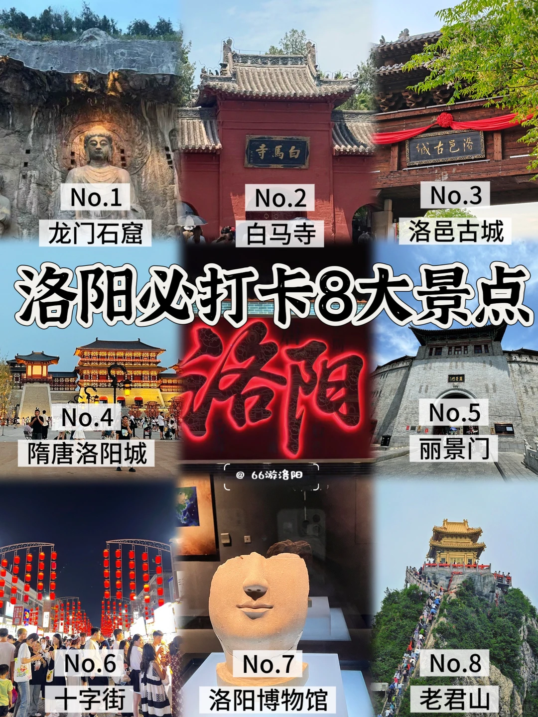 洛阳必打卡的8大景点 | 穿越千年古都✨