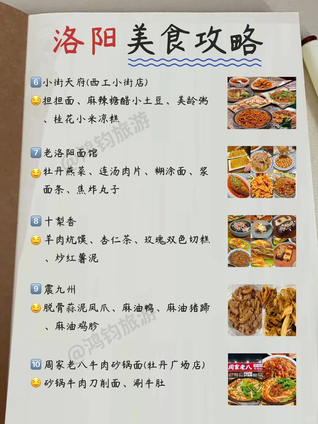 来洛阳旅游！！整理了份详细的手写攻略