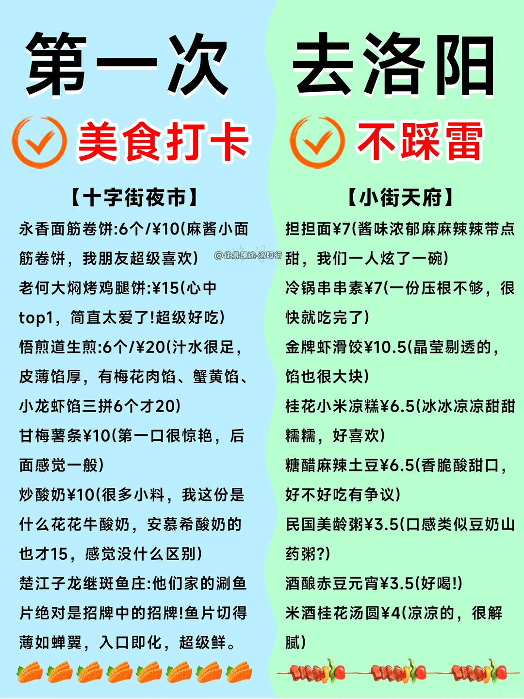 第一次去洛阳，千万要注意‼️