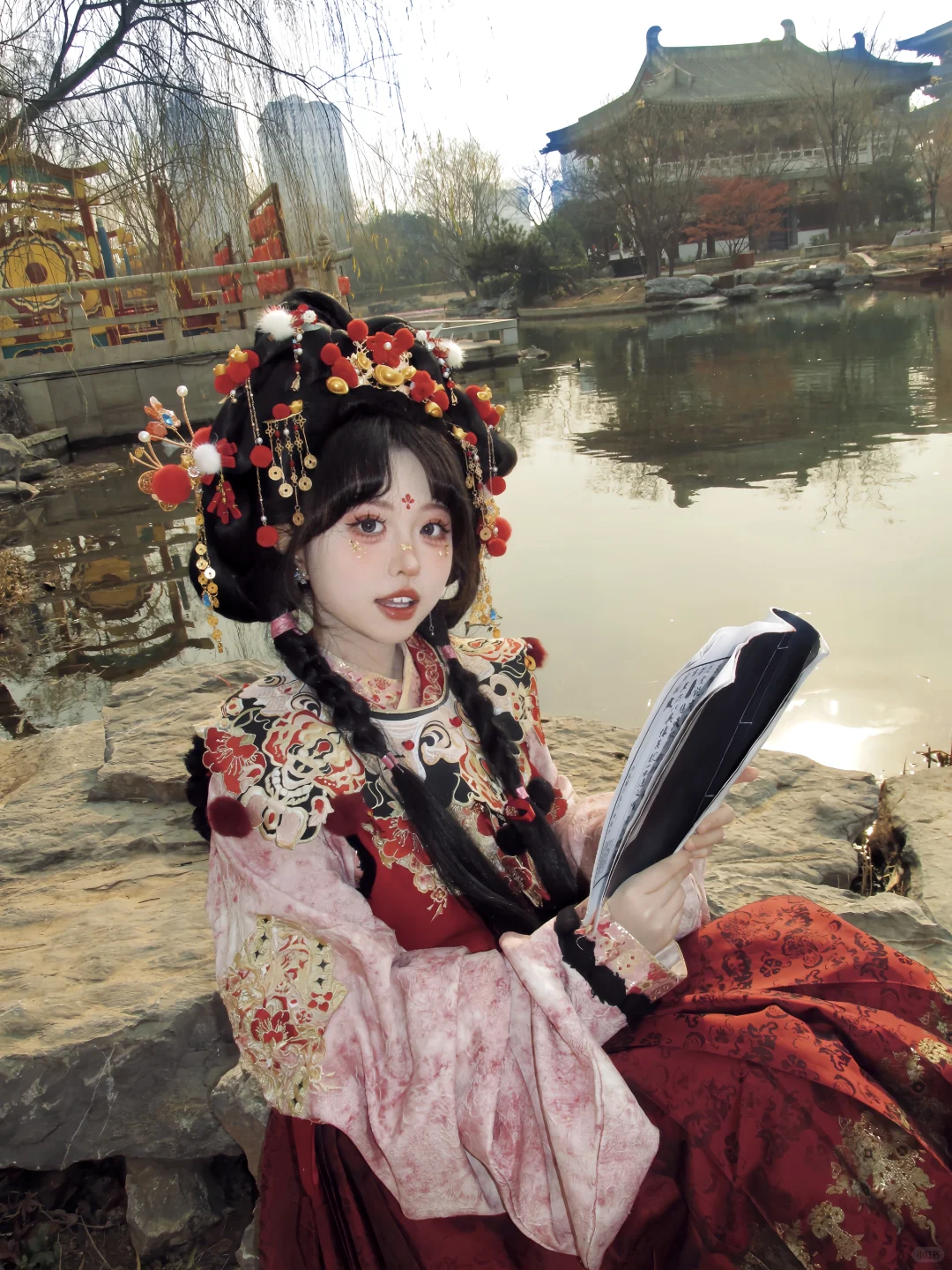 在洛阳花90元拍的小财神真的好出片！！喜欢！