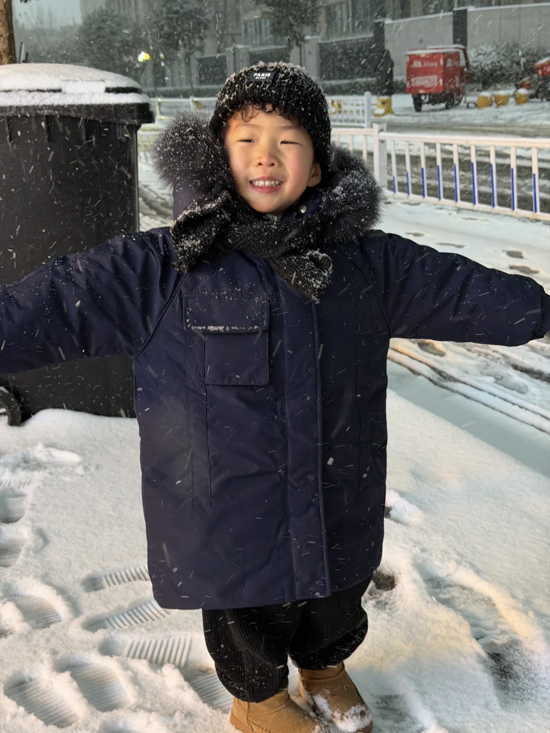 郑州今年的初雪来的太美了