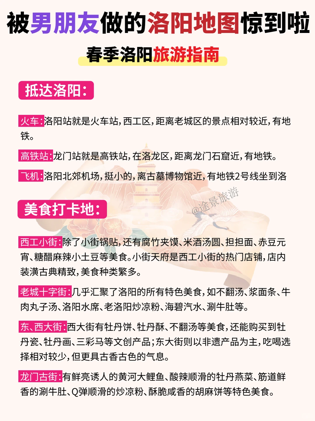 🔥洛阳秒懂攻略｜让你来了不后悔❗❗