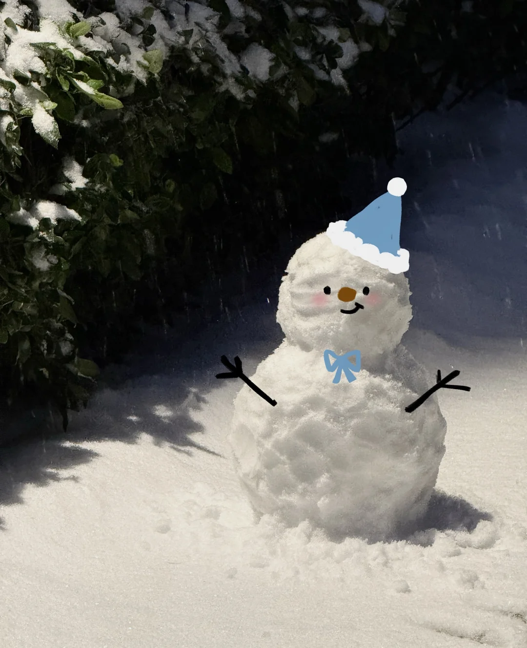 郑州下雪啦❄️⛄️🌧️